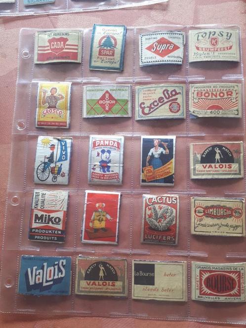 20 étiquettes vintage, boîtes/étiquettes d'allumettes, boîte, Collections, Articles de fumeurs, Briquets & Boîtes d'allumettes