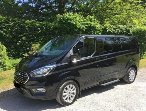 Ford Tourneo Custom, Auto's, Ford, Particulier, Transit, Diesel, 5 deurs, Handgeschakeld, Zwart, Grijs, Stof, Voorwielaandrijving