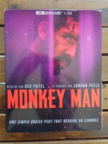 )))  Bluray 4K et Bluray  Monkey Man  //  Dev Patel  ((( beschikbaar voor biedingen