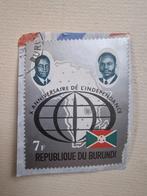 Timbre de la République du Burundi émis en 1972, Enlèvement ou Envoi