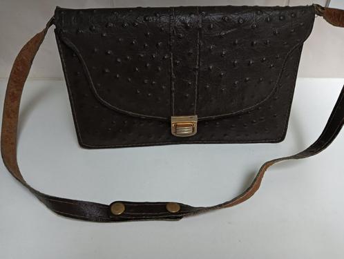 donkerbruine handtas, Handtassen en Accessoires, Tassen | Damestassen, Gebruikt, Handtas, Bruin, Ophalen