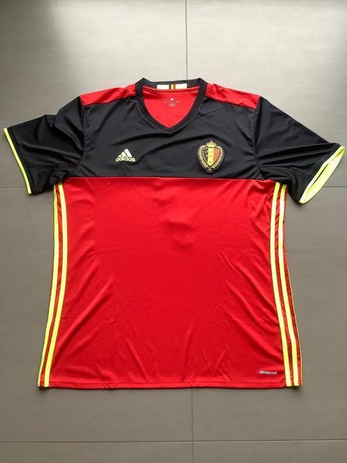 Voetbalshirt nationale ploeg België Adidas XL De Bruyne, Sports & Fitness, Football, Comme neuf, Maillot, Taille XL, Enlèvement ou Envoi