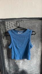 Blauw topje maat S/M, Kleding | Dames, Topjes, Ophalen, Zo goed als nieuw, Maat 36 (S), Blauw