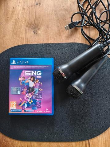 Ps4 let's sing 2024 + 2 microfoons  beschikbaar voor biedingen