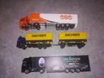 3 CAMIONS H0 AWM(TNT) HERPA(DACHSER) WIKING(MASERATI), Ophalen of Verzenden, Zo goed als nieuw, Bus of Vrachtwagen, AWM