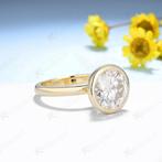 Nieuwe ring, 4,50 karaat, diamanttest positief!, Handtassen en Accessoires, Ringen, Verzenden, Wit, Nieuw, 17 tot 18