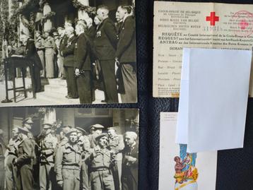Croix rouge Congo Belge guerre 1940-1945 Belgique Eupen Lièg beschikbaar voor biedingen