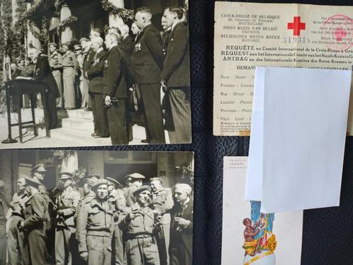 Croix rouge Congo Belge guerre 1940-1945 Belgique Eupen Lièg, Verzamelen, Militaria | Tweede Wereldoorlog, Overige soorten, Verzenden