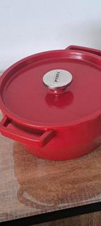 Cocotte ronde en fonte émaillée PYREX, Ophalen of Verzenden, Zo goed als nieuw