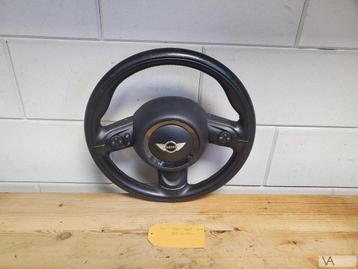 Mini R56 2006 -2013 3 spaak stuur met airbag en knoppen €150