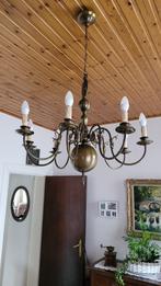 lustre 8 branches effet bronze, Maison & Meubles, Lampes | Lustres, Enlèvement, Utilisé