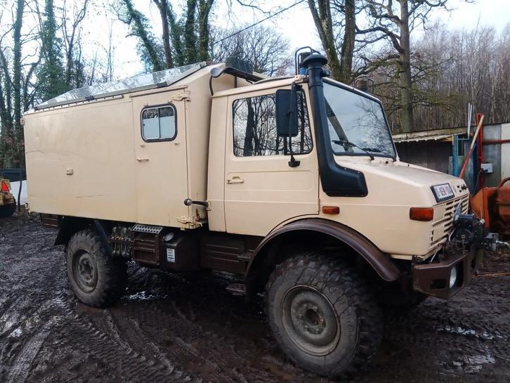 unimog 435 U1300L, Autos, Camions, Particulier, 4x4, Toit ouvrant, Attache-remorque, Mercedes-Benz, Diesel, Boîte manuelle, Quatre roues motrices / 4X4