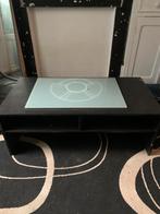 houten tv-tafel, +tv-meubel (glas), Ophalen, Zo goed als nieuw
