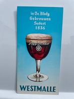 Reclamebord Westmalle, Ophalen of Verzenden, Zo goed als nieuw
