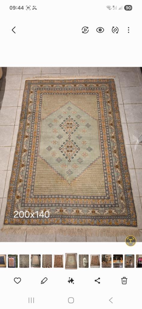 Tapis fait main oriental, Antiek en Kunst, Antiek | Tapijten, Tafelkleden en Textiel, Ophalen