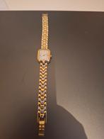 Dames horloge goud plaquette, Handtassen en Accessoires, Horloges | Dames, Overige materialen, Polshorloge, Overige materialen