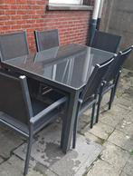 Tuintafel met 6 stoelen in super goede staat!, Tuin en Terras, Ophalen