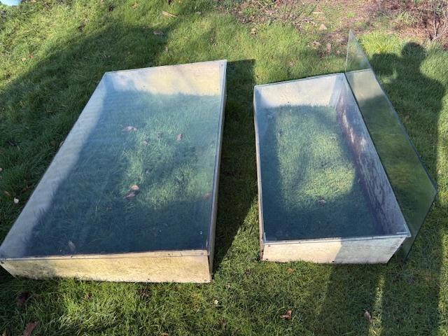 Broeibakken - koude bakken - vlakke serre - kweekbak, Tuin en Terras, Kassen, Gebruikt, Kweekkas, Overige materialen, Polycarbonaat