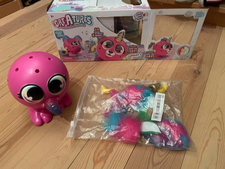 Cre-a-tures eenhoorn/olifant, Kinderen en Baby's, Speelgoed | Overig, Zo goed als nieuw, Ophalen