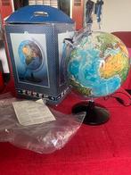 Wereldbol 30cm met licht en vergrootglas (NIEUW), Ophalen of Verzenden, Zo goed als nieuw