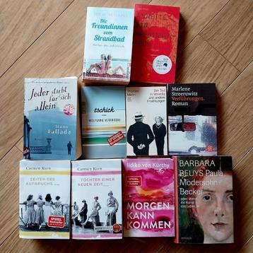10 Duitse boeken/romans (nog nieuwstaat) beschikbaar voor biedingen