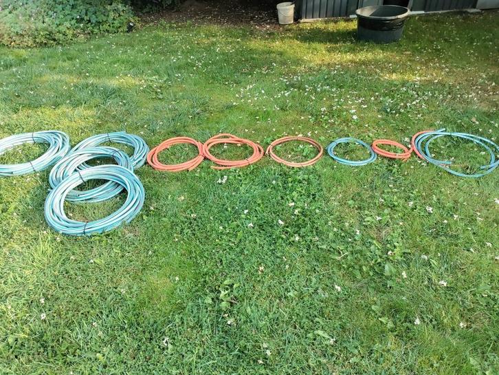 Gardena tuinslangen verschillende lengtes, Tuin en Terras, Tuinslangen, Zo goed als nieuw, Tuinslang, Ophalen