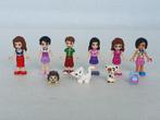 Lot Lego met 6 Lego Friends figuren en 3 Lego dieren, Kinderen en Baby's, Speelgoed | Duplo en Lego, Ophalen of Verzenden, Gebruikt