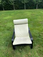 À vendre : Fauteuil confortable avec structure noire et coul, Maison & Meubles, Fauteuils, Enlèvement, Utilisé, 75 à 100 cm, 75 à 100 cm