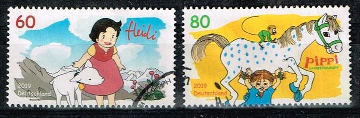Timbres d'Allemagne - K 5398 - Heidi et Pippi, Timbres & Monnaies, Timbres | Europe | Allemagne, Affranchi, 1990 à nos jours, Envoi