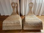 Schommelzetels in riet, Huis en Inrichting, Stoelen, Ophalen, Gebruikt, Twee, Overige kleuren