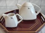 thee- en melkpot in bone china - nieuw, Huis en Inrichting, Ophalen of Verzenden, Nieuw