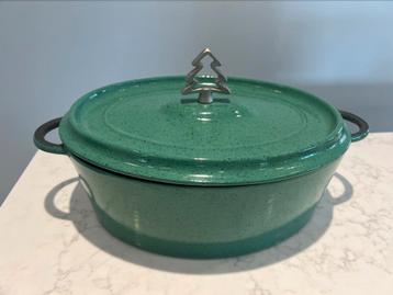 Poêle de Noël Nomar/Staub 33 cm Midnight Green en bon état