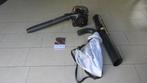 bladblazer/zuiger, Tuin en Terras, Bladblazers, Ophalen, Benzine, Gebruikt, Handgedragen