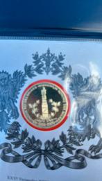 Munt koning boudewijn 25 jaar troon, Postzegels en Munten, Penningen en Medailles, Ophalen