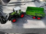 bruder traktor fendt favorit 926 met kiepwagen en frontlader, Ophalen of Verzenden