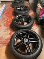 jantes Mercedes 18 5x112 + pneu hiver continental 225/45R18, Autos : Pièces & Accessoires, Pneus & Jantes, Neuf, Pneus et Jantes