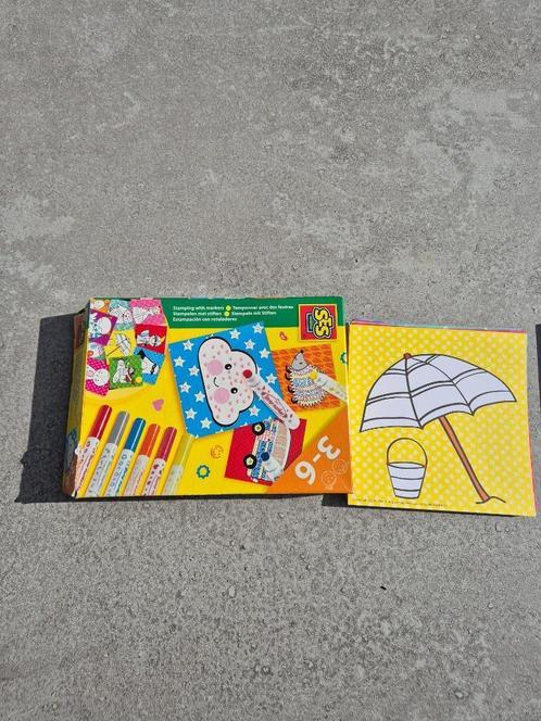 Ses creative. Stempelen met stiften/ stamping with markers, Hobby en Vrije tijd, Tekenen, Zo goed als nieuw, Ophalen