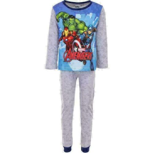 Avengers Pyjama - Grijs - Maat 98 - 104 - 110 - 128, Enfants & Bébés, Vêtements enfant | Taille 104, Neuf, Garçon, Vêtements de nuit ou Sous-vêtements