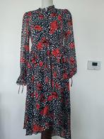 Robe en voile asymétrique imprimé floral taille S, Ophalen of Verzenden, Zo goed als nieuw