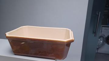 Plat pour terrine ou pâté, Enlèvement ou Envoi, Poterie rustique, Poterie, Utilisé