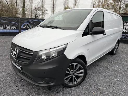 Mercedes Vito, 2022, 74.000km, 3 zit, Automaat, Verlengd +, Auto's, Bestelwagens en Lichte vracht, Bedrijf, ABS, Diesel, Automaat