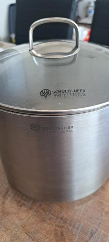 Grande marmite professionnelle  marque SCHULTE -UFER. 9L, Enlèvement ou Envoi, Comme neuf