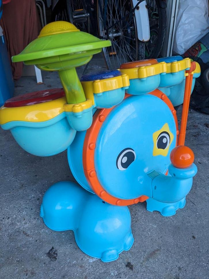 Drumstel 1-4j / heel goede staat, volledig, Kinderen en Baby's, Speelgoed | Badspeelgoed, Zo goed als nieuw, Ophalen