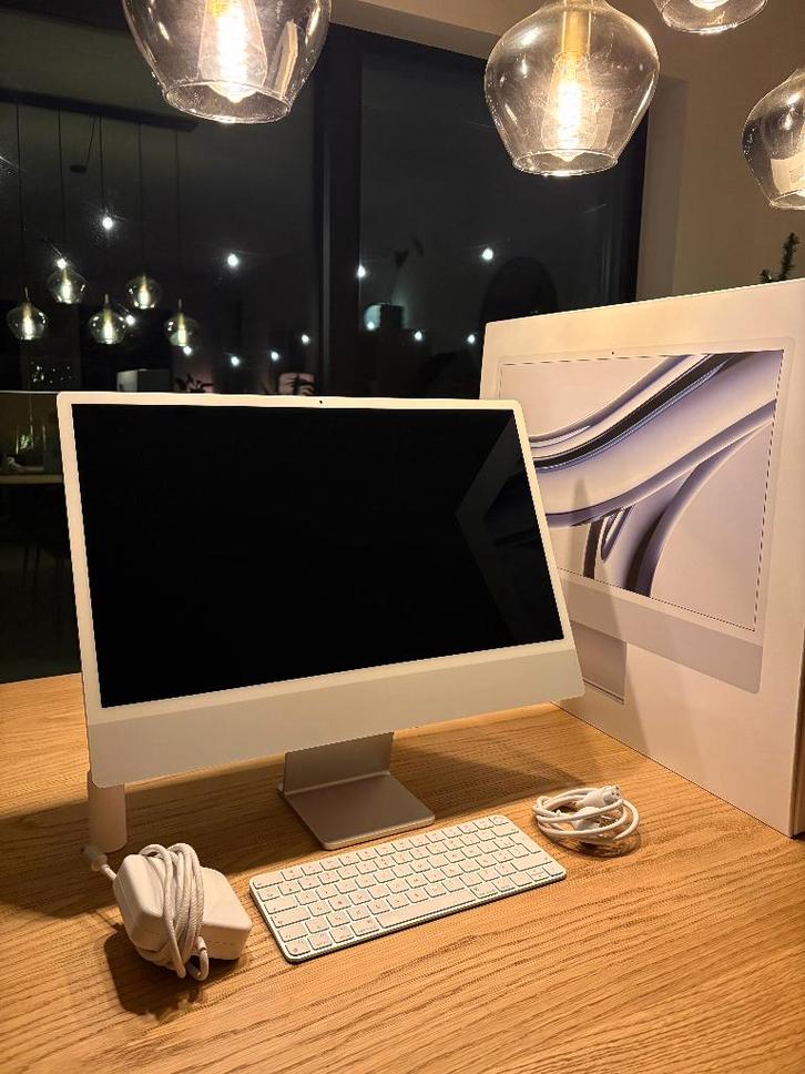 Apple iMac 24" M3 16GB/512GB (Met garantie!), Computers en Software, Apple Desktops, Zo goed als nieuw, iMac, 16 GB, Ophalen
