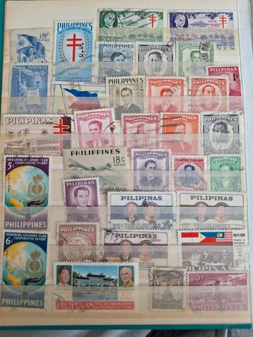 Verzamelalbum buitenlandse postzegels beschikbaar voor biedingen
