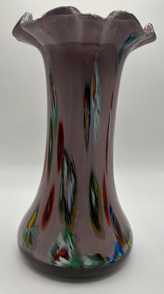 Murano stijl millefiori vaas, Antiek en Kunst, Antiek | Glaswerk en Kristal, Ophalen of Verzenden