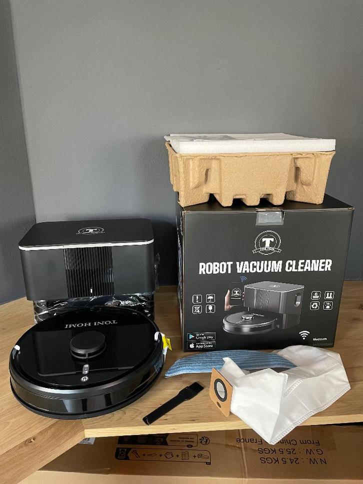 Ongebruikte Robotstofzuiger met dweil (winkelprijs €1299), Elektronische apparatuur, Stofzuigers, Nieuw, Robotstofzuiger, 2000 watt of meer