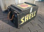 Shell olie gereedschapskist shell oil reclame, Verzamelen, Merken en Reclamevoorwerpen, Ophalen of Verzenden