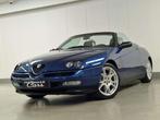 Alfa Romeo Spider 916 3.0I V6 BUSSO 192CV (bj 1996), Auto's, Voorwielaandrijving, Cabriolet, Blauw, Leder
