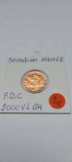 Albert II 50 cents 2000 VL/GH FDC, Enlèvement ou Envoi